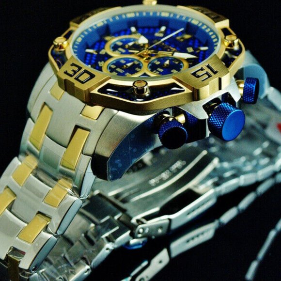 Pro Diver 52mm Gold 2 Tone Watch Men's Watch - Picture 2 of 6